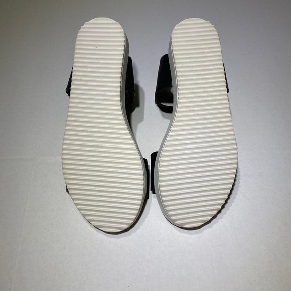 COMFORTVIEW Violet Sandal, Black, Size 7 W - Picture 3 of 10